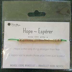Hope- Morse Code Bracelet